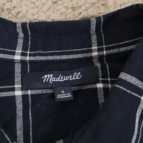 Madewell Ex Boyfriend Shirt in Windowpane Plaid - Picture 5 of 6